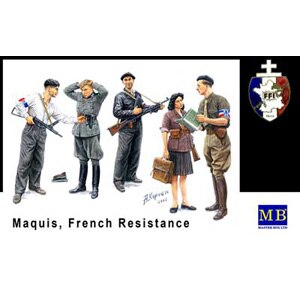 【再生産】1/35 仏・レジスタンス5体1944年独将校1名捕虜【MB3551】
