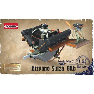 1/32 英・イスパノスイザ8Abタイプ180hp水冷エンジン・WW1ディスプレイ【032T625】【在庫処分】