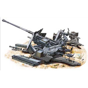 1/35 独・3.7cm対空機関砲Flak36 トレーラー付【CB35042】【在庫処分】