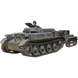 1/35 独・II号D型火炎放射戦車フラミンゴ+UEトレーラー【CB35090】