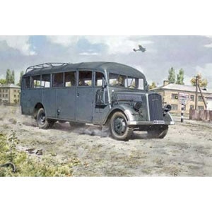 【再生産】1/72 独・オペル 軍用スタッフバスW39型【072T720】