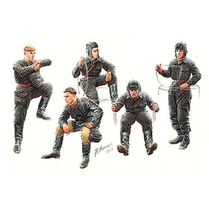 【再生産】1/35 露・戦車兵5体1943-45【MB3568】