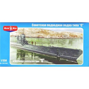 【再生産】1/350 露 S級潜水艦WW-2(MicroMirブランドMM350002）【AVM9302】