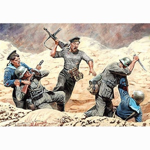 1/35 独ソ白兵戦-露海兵隊VS独兵5体1941-42東部戦線シリーズNo.2【MB35152】【在庫処分】