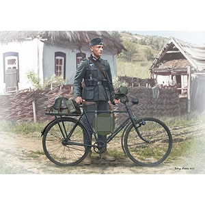 1/35　独・歩兵1体+軍用自転車1939-42年　エッチングパーツ付き【MB35171】