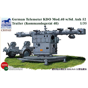 1/35 独・砲兵距離測定器KDO1940年型＋トレーラーSd.Anh 52【CB35103】【在庫処分】