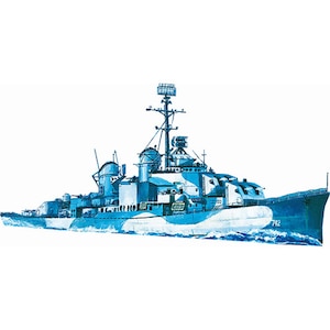 【再生産】1/700 米海軍・ギアリング級駆逐艦1944(DD-831&DD-742)WLプラキット フォトエッチング付・2隻セット【SP07001】
