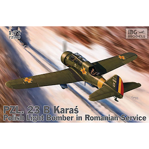 【再生産】1/72 ルーマニア単発軽爆撃機 PZL23Bカラシュ【PB72510】