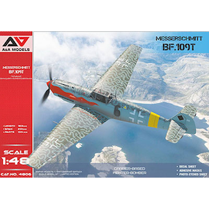 ���f���X�r�b�g�b�y�Đ��Y�z1/48 �ƁE���b�T�[�V���~�b�gBf109T�͏�퓬�@(A��Amodel�u�����h)�yMVA48006�z�bMVA48006 ү����Я�Bf109T
