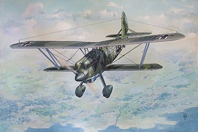 1/48 独・アラド Ar68F-1 複葉戦闘機【048T454】 | ローデン