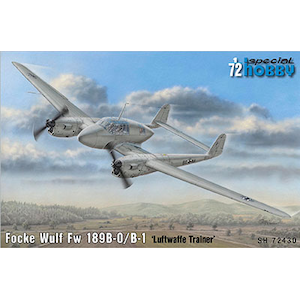 1/72 独・フォッケウルフFw189B-0/B-1双発練習機【SH72430】