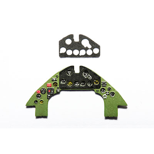 【再生産】1/72 F4Fワイルドキャット・着色計器板・ハセガワ【YMA7269】