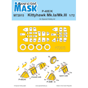 CMK�b1/72 P-40E/K�L�e�B�z�[�N�p�}�X�N�V�[���Z�b�g�E�X�y�V�����z�r�[�yCMM72015�z�bBAU CMM72015 �èΰ�ֳϽ����