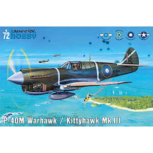 1/72 米・カーチスP-40Mウォホーク/キティホークMk.III戦闘機【SH72382】