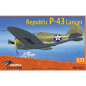 1/72 米・リバブリックP-43ランサー戦闘機・アメリカ軍【DW72027】