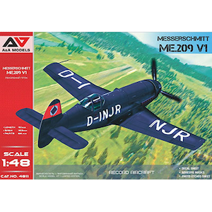 ���f���X�r�b�g�b1/48 �ƁE���b�T�[�V���~�b�gMe209V-1���E���x�L�^�@(A��Amodel�u�����h)�yMVA48011�z�bMVA48011 ү����Я� Me209V-1