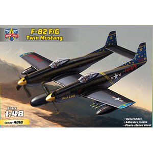 【再生産】1/48 米・ノースアメリカンP-82F/Gツインムスタング双胴戦闘機【MVT4818】