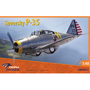 1/48 米・セバスキーP-35戦闘機・米陸軍【DW48012】