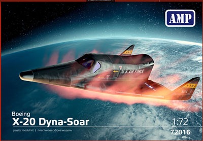 プラモデル　1/72 米・ボーイングX-20ダイナソア宇宙偵察機 [AVP72016] 1/72 米・ボーイングX-20ダイナソア宇宙偵察機(AMPブランド