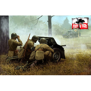 FTF�b�y�Đ��Y�z1/72 �|�E�{�t�H�[�X37mm�ΐ�ԖC2�偕�C��6�̕t���yPF72025�z�bPF72025 ��̫��37mm���ݼ�γ