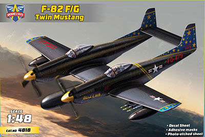1/48 米・ノースアメリカンP-82F/Gツインムスタング双胴戦闘機