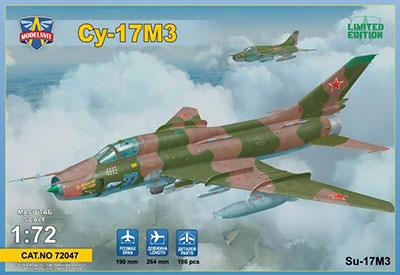 プラモデル　1/72 スホーイSu‐17M3フィッター可変翼戦闘爆撃機 [MDV72047] 1/72 露・スホーイSu-17/M3フィッター戦闘爆撃機【MVT72047