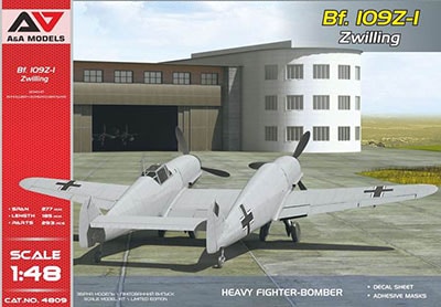 プラモデル完成機 1/48 メッサーシュミットBf-108B