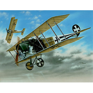 1/32 独・フォッカーD.II複葉戦闘機・ブラック＆ホワイトテール【SH32065n】【在庫処分】