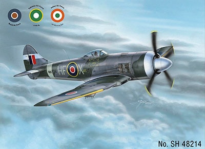 テンペスト 1/48 英・ホーカー・テンペストMk.II戦闘機・ハイテック