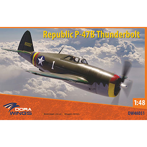 1/48 米・リパブリックP-47Bサンダーボルト戦闘機【DW48051】