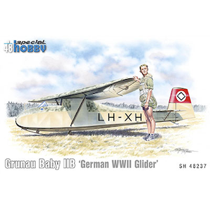 1/48 独・グルナウ・ベイビーII B飛行訓練グライダー【SH48237】