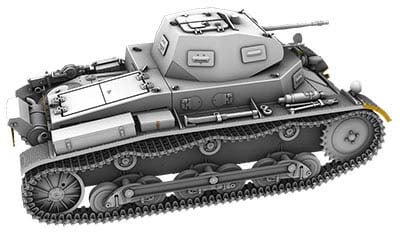1/35 独・II号戦車a3型・砲塔インテリア付【PB35078】 | IBG