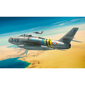 1/72 リバブリックF-84Fサンダーストリーク戦闘機・仏軍スエズ危機【SH72492】