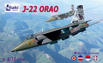 プラモデル　1/72 ユーゴ・SOKO J-22オラオ軽攻撃機 [UL72001] Amazon | リターキ 1/72 ユーゴスラビア SOKO J-22 オラオ 軽