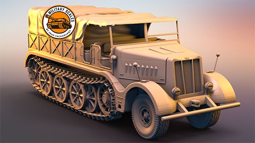 Amazon.com: Trumpeter 1/72 WWII German FAMO 18t SdKfz 9/1