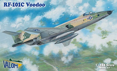 豊富な商品から 1/144 米・マクドネルRF-101Cヴードゥー戦術偵察機【CV14439 プラモデル