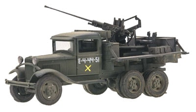 1/72 露・GAZ-AAA6輪トラック搭載25mm対空砲72K型【UU72588 1/72 露・GAZ-AAA6輪トラック搭載25mm対空砲72K型【UU72588