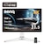 BenQ｜ベンキュー｜ゲーミング液晶ディスプレイ(31.5型/IPS/4K UHD 3840×2160/144Hz/1ms/HDR1000/HDMI2.1/DP2.1/USB Type-C/VESA/3年間センドバック保証)(ホワイト)｜EX321UX-JP