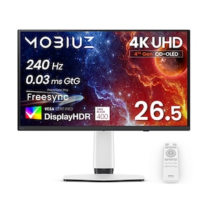 BenQ�b�x���L���[�b�Q�[�~���O�t���f�B�X�v���C(26.5�^/OLED/4K UHD 3840�~2160/240Hz/0.03ms/HDR/HDMI2.1/DP1.4/USB Type-C/3�N�ۏ�)(�z���C�g)�bEX271UZ