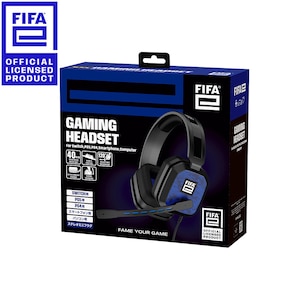 【FIFAe公式ライセンス商品】FIFAe ゲーミングヘッドセット ブラック【在庫処分】