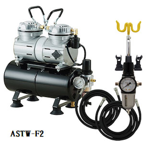 エアテックス｜タンク＆ツインセレクション2 エアブラシフリー【ASTW-F2】｜AT ASTW-F2 ﾀﾝｸｱﾝﾄﾞﾂｲﾝｾﾚｸｼｮﾝ2