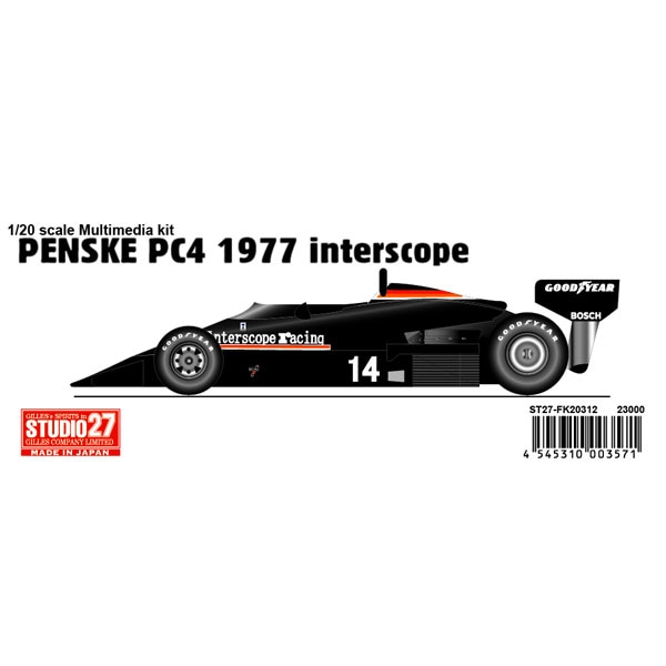 1/20 PENSKE PC4 interscope 1977【ST27-FK20312】 | Joshin web