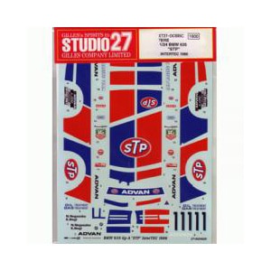 1/24 BMW635CSi Gp A“STP”InterTEC 1986（タミヤ対応）【DC695C】