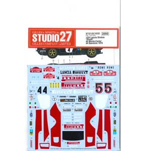 ランチア ストラトス HF ピレリ カラー 1/12 が完成した