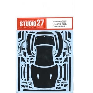 1/24 R35 Carbon decal 【ST27-CD24018】