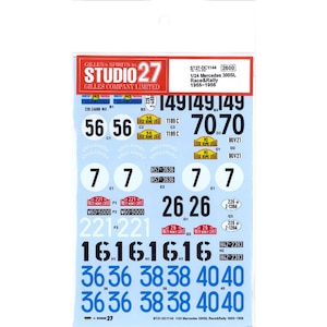 1/24 メルセデスベンツ 300SL Race&Rally 1955～1956 デカール【DC1144】