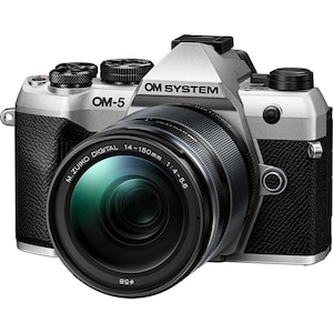 OM SYSTEM�b�~���[���X���J�����uOM SYSTEM OM-5 Mark II�v14-150mm II �����Y�L�b�g�i�V���o�[�j�bOM-5MK2_14-150KITSLV