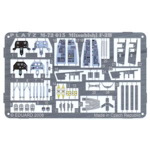 【再生産】1/72 航空自衛隊F-2B用エッチングパーツ【M72-15】