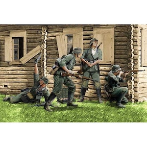 【再生産】1/35 WW.II ドイツ軍 歩兵 バルバロッサ 1941【DR6580】