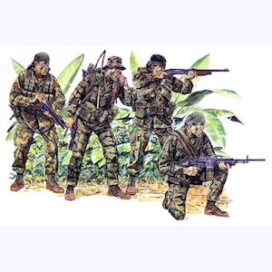 再生産】1/35 ベトナム戦争 アメリカ海軍 特殊部隊 シール SEAL 